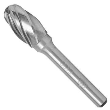 Борфреза твердосплавная по алюминию E (TRE) DIN 8033 ВК8 Волжский Инструмент - фото